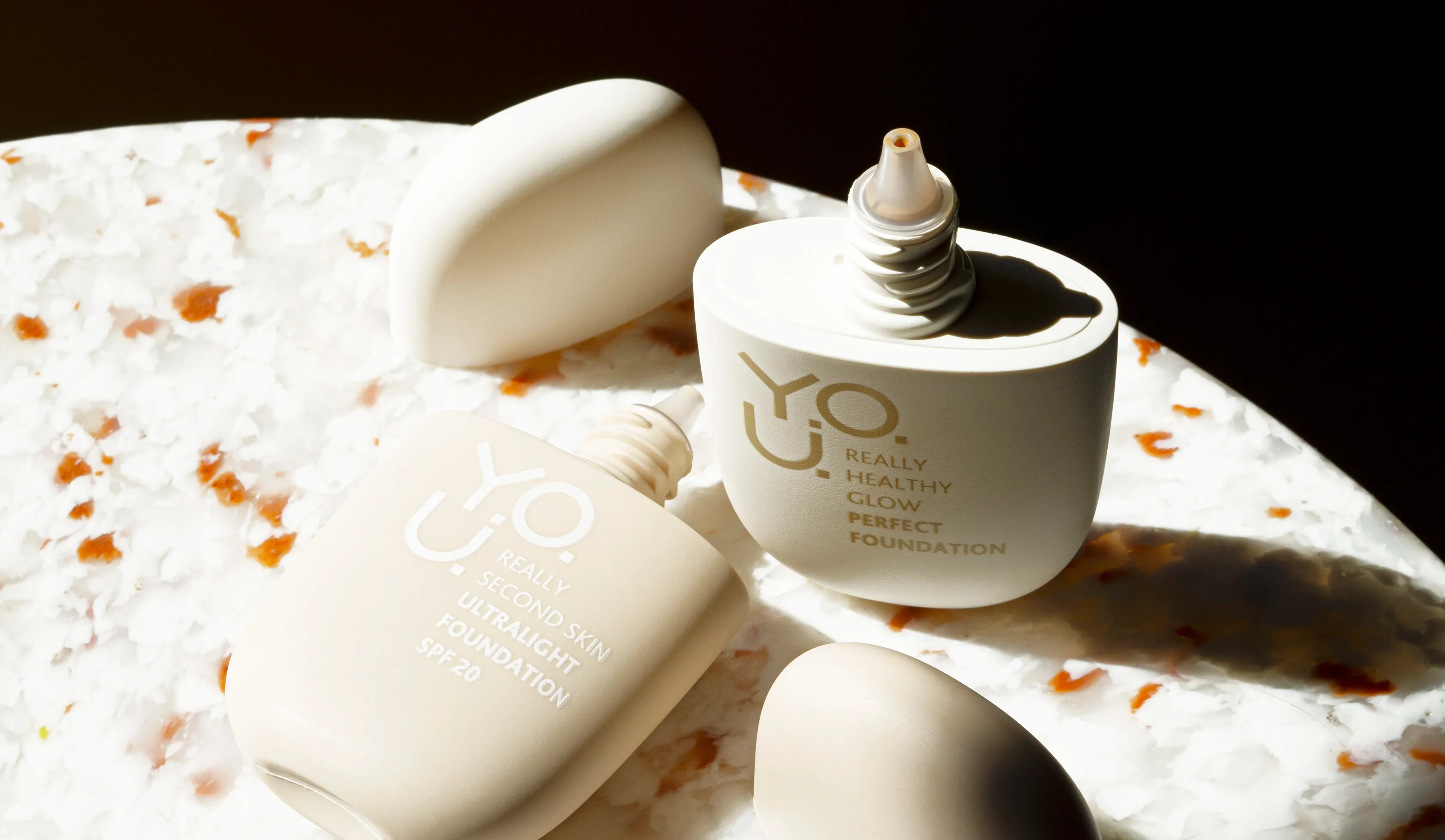 Packaging for foundations from the RELOUIS brand's YOU project