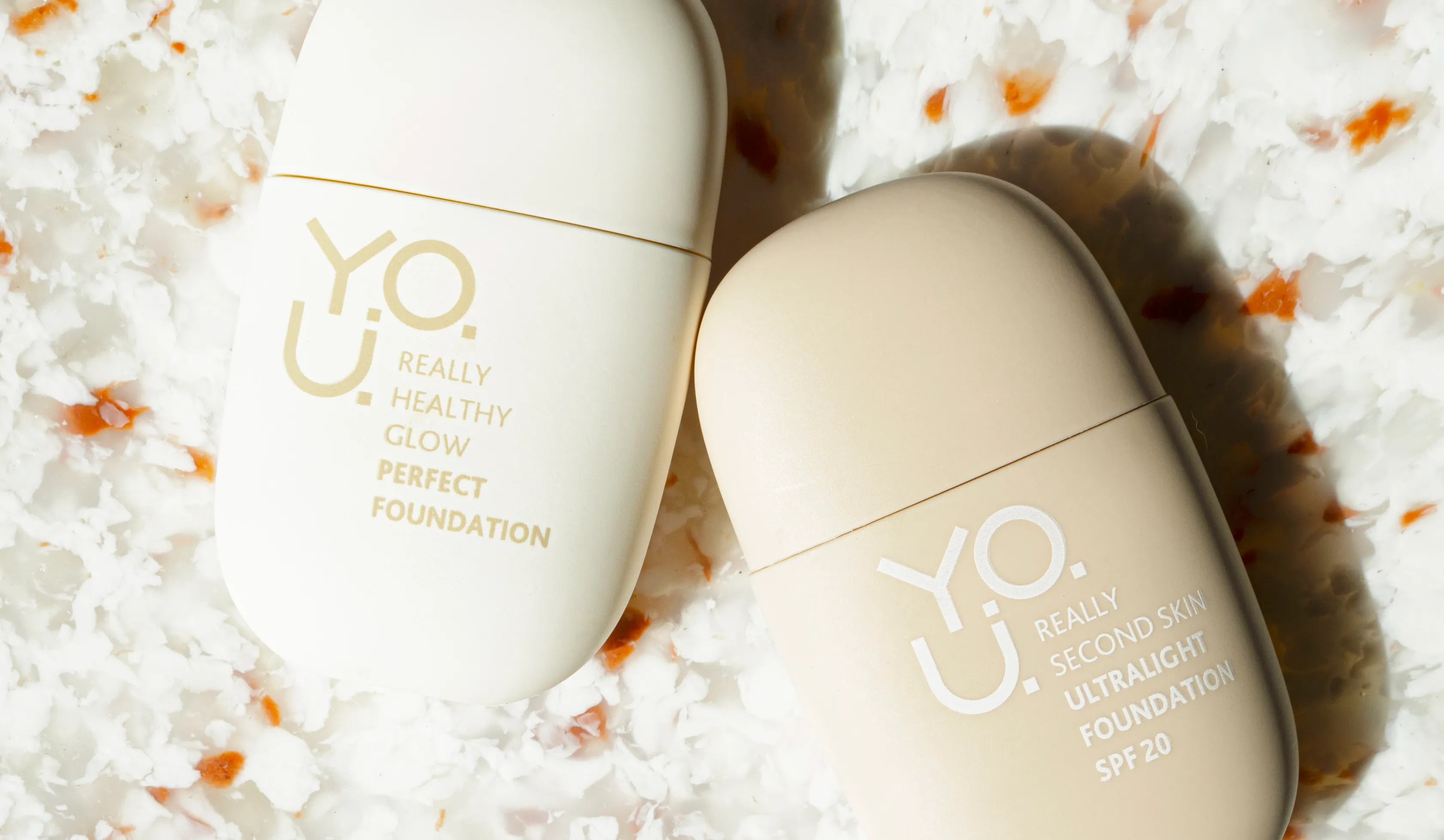 Packaging for foundations from the RELOUIS brand's YOU project